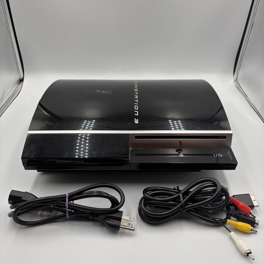 Sony PlayStation 3 60GB PS3 CBEH1000‎ (CECHG01) Console Only W Cords Read!